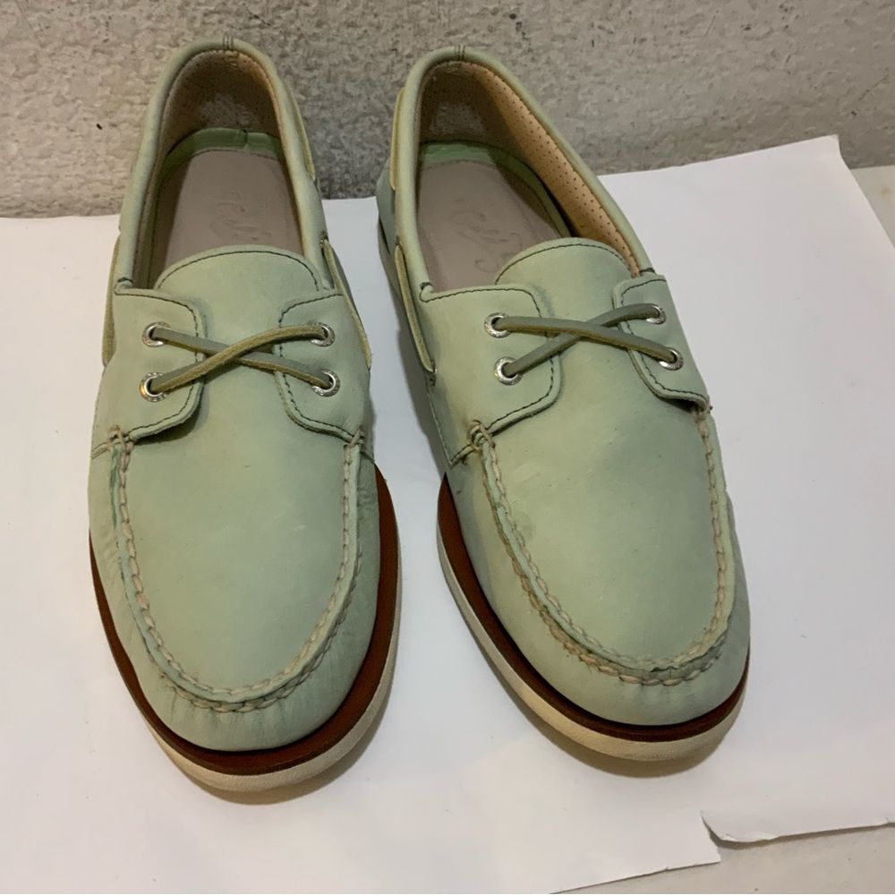 Sperry Top-Sider Gold Cup Authentic Original Boat Shoes Size 11 in green - Picture 2 of 11